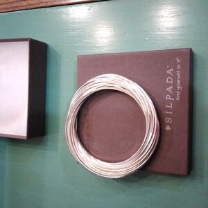 Elegant Silpada Silver Bangle Set